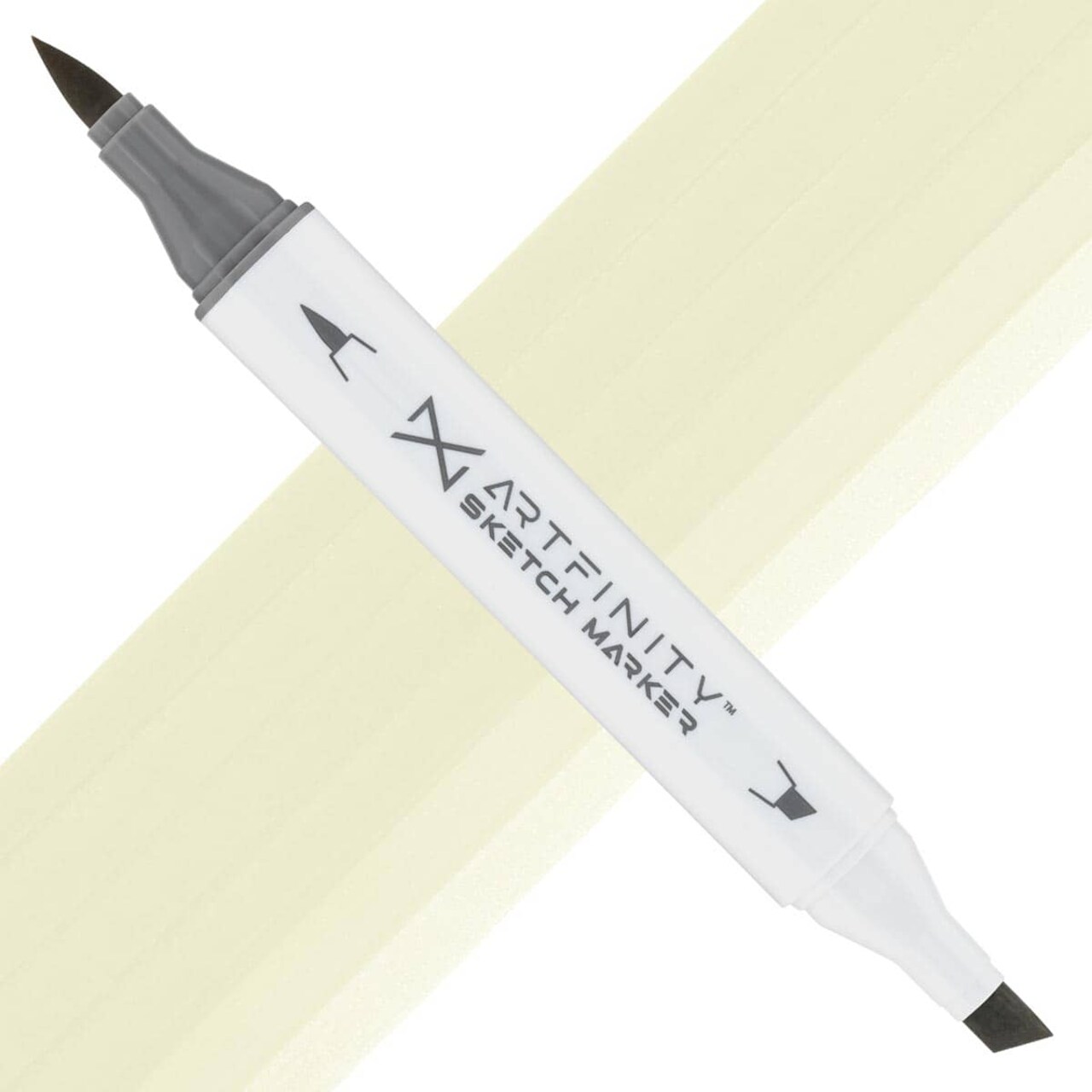 Artfinity Sketch Markers - Wax White G8-1, Vibrant, Professional, Dye-Based Alcohol Markers for Artists, Drawing, Travel, & More